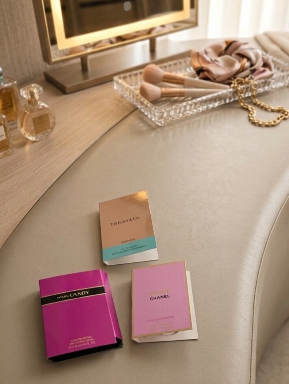 Chanel Prada Tiffany Sample Set Original Travel Designers